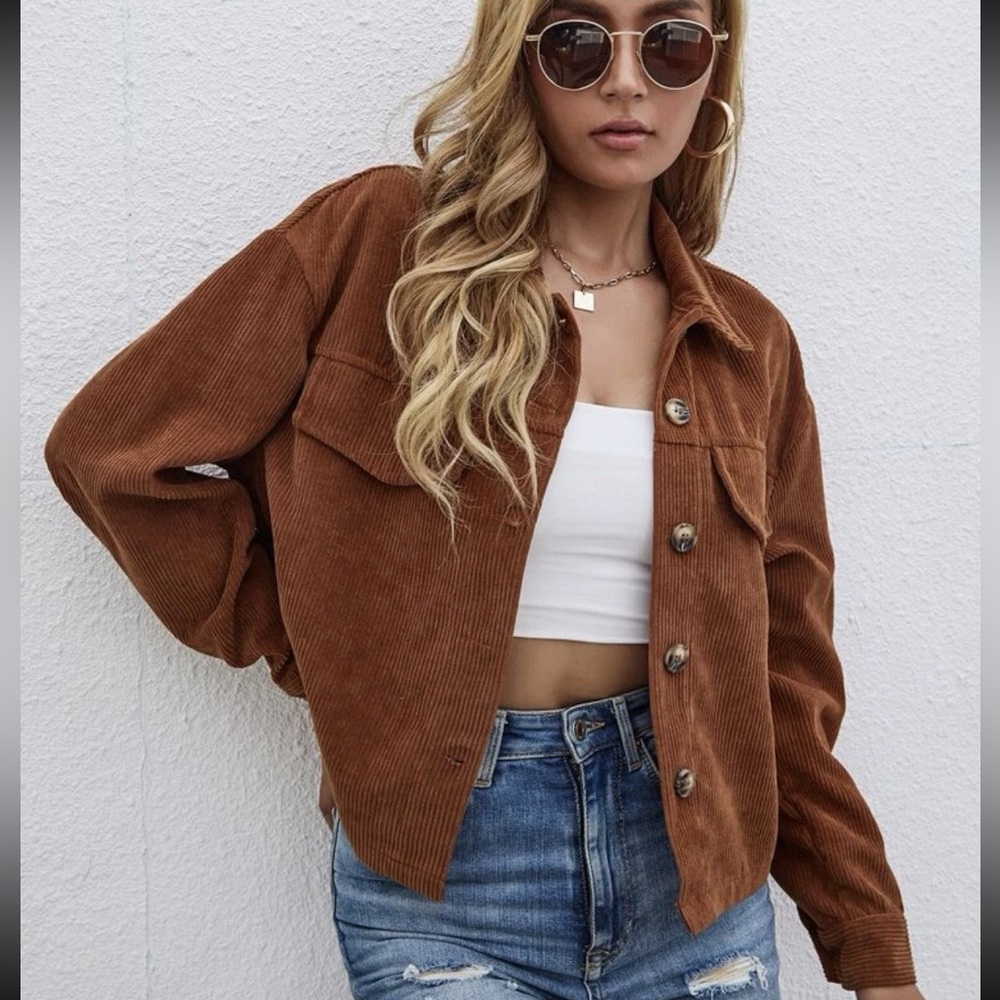 SHEIN Button down lightweight Jacket, XL, MUST GO